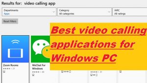 Best video calling applications for Windows PC
